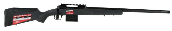 Picture of Savage Arms 57007 110 Tactical 308 Win 10+1 24", Matte Black Metal, Gray Fixed Accustock With Accufit 