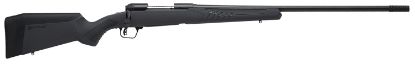 Picture of Savage Arms 57037 110 Long Range Hunter 338 Lapua Mag 5+1 26", Matte Black Metal, Gray Fixed Accustock With Accufit 