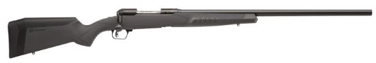 Picture of Savage Arms 57066 110 Varmint 223 Rem 4+1 26", Matte Black Metal, Gray Fixed Accustock With Accufit 