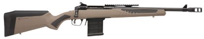 Picture of Savage Arms 57026 110 Scout 308 Win 10+1 16.50", Matte Black Metal, Flat Dark Earth Fixed Accustock With Accufit 