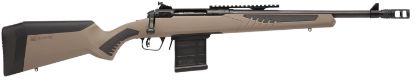 Picture of Savage Arms 57136 110 Scout 223 Rem 10+1 16.50" Matte Black/ 16.50" Button-Rifled Barrel, Matte Black/ Carbon Steel Receier, Flat Dark Earth/ Fixed Accustock W/Accufit Stock, Right Hand 