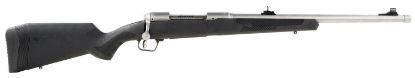 Picture of Savage Arms 57043 110 Brush Hunter 338 Win Mag 4+1 20", Matte Stainless, Synthetic Stock, Iron Sights 