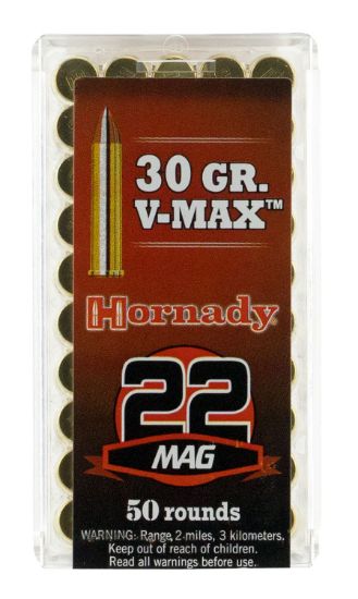 Picture of Hornady 83202 Varmint Express 22 Wmr 30 Gr Hornady V Max 50 Per Box/ 40 Case 