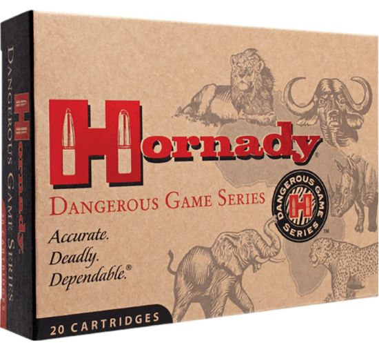 Picture of Hornady 8239 Dangerous Game 404 Jeffery 400 Gr Dangerous Game Solid 20 Per Box/ 6 Case 