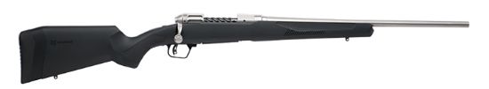 Picture of Savage Arms 57073 110 Lightweight Storm 308 Win 4+1 20", Matte Stainless Metal, Black Synthetic Stock 