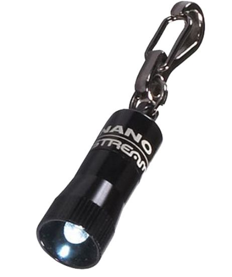 Picture of Streamlight 73001 Nano Light Keychain Light Black Anodized 10 Lumens White Led 