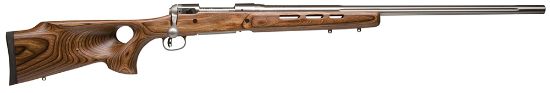 Picture of Savage Arms 18516 12 Btcss 223 Rem Caliber With 4+1 Capacity, 26" Barrel, Matte Stainless Metal Finish & Satin Brown Fixed Thumbhole Stock Right Hand (Full Size) Includes Detachable Box Magazine 