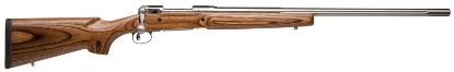 Picture of Savage Arms 18464 12 Varminter Low Profile 223 Rem 4+1 Cap 26" 1:7" Matte Stainless Rec/Barrel Satin Brown Stock Right Hand (Full Size) With Detachable Box Magazine 