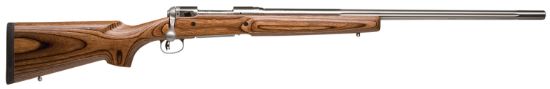 Picture of Savage Arms 18469 12 Varminter Low Profile 22-250 Rem 4+1 Cap 26" 1:12" Matte Stainless Rec/Barrel Satin Brown Stock Right Hand (Full Size) With Detachable Box Magazine 