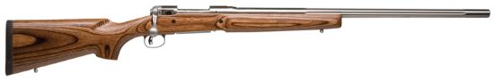 Picture of Savage Arms 18468 12 Varminter Low Profile 22-250 Rem 4+1 Cap 26" 1:9" Matte Stainless Rec/Barrel Satin Brown Stock Right Hand (Full Size) With Detachable Box Magazine 