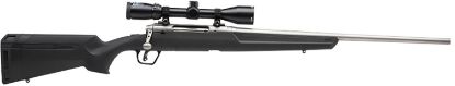 Picture of Savage Arms 57104 Axis Ii Xp 6.5 Creedmoor 4+1 22", Matte Stainless Barrel/Rec, Synthetic Stock, Includes Bushnell Banner 3-9X40mm Scope 