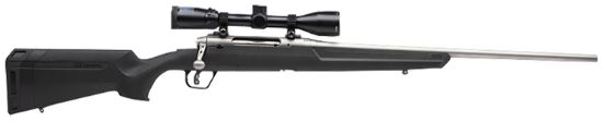 Picture of Savage Arms 57108 Axis Ii Xp 270 Win 4+1 22", Matte Stainless Barrel/Rec, Synthetic Stock, Includes Bushnell Banner 3-9X40mm Scope 