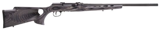 Picture of Savage Arms 47215 A22 Target Full Size Semi-Auto 22 Lr 10+1 22" Barrel, Satin Black Metal Finish & Fixed Thumbhole Gray Laminate Stock 