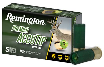 Picture of Remington Ammunition 20727 Premier Accutip 12 Gauge 2.75" Sabot Slug Shot 5 Per Box/ 20 Cs 