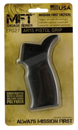 Picture of Mission First Tactical Epg27 Engage Pistol Grip Black Polymer For Ar-15, M4, M16, Hk 416 