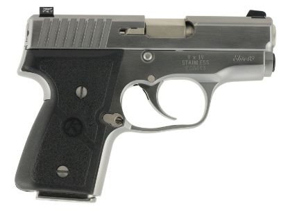 Picture of Kahr Arms M9098na Mk Elite *Ca Compliant 9Mm Luger Caliber 3" Barrel 6+1/7+1, Stainless, Black Grip 