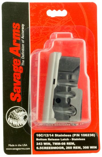 Picture of Savage Arms 55125 110 3Rd 7Mm Rem Mag/338 Win Mag Fits Savage 110/114/116C Stainless Steel 