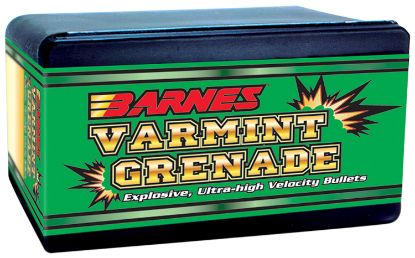 Picture of Barnes Bullets 30198 Varmint Grenade Ultra High Velocity 223 Rem .224 50 Gr Flat Base Hollow Point 100 Per Box 