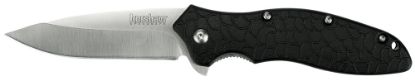 Picture of Kershaw 1830 Oso Sweet 3" Flipper Drop Point Plain Satin 8Cr13mov Ss Blade, Black Gfn Handle, Includes Pocket Clip 