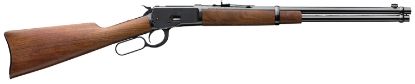 Picture of Winchester Repeating Arms 534177137 Model 1892 Carbine Full Size 357 Mag 10+1 20" Brushed Polish Blued Steel Barrel, Drilled & Tapped Steel Receiver, Black Walnut Straight Grip Wood Stock 