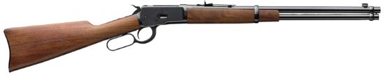 Picture of Winchester Repeating Arms 534177137 Model 1892 Carbine Full Size 357 Mag 10+1 20" Brushed Polish Blued Steel Barrel, Drilled & Tapped Steel Receiver, Black Walnut Straight Grip Wood Stock 