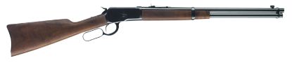 Picture of Winchester Repeating Arms 434177124 Model 1892 Carbine Full Size 44 Rem Mag 10+1 20" Brushed Polish Blued Steel Barrel, Drilled & Tapped Steel Receiver, Black Walnut Straight Grip Synthetic Stock 