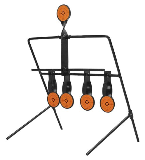 Picture of Caldwell 820585 Resetting Target Airgun Ar500 Steel Black/Orange Impact Enhancement Motion 1.50" 