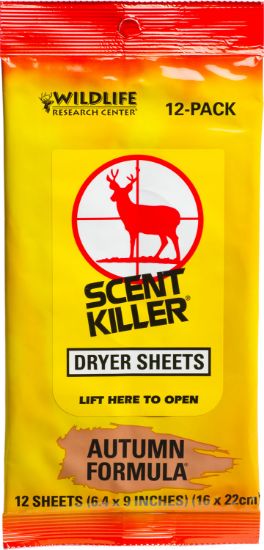 Picture of Wildlife Research 580 Scent Killer Odor Eliminator Autumn Scent Dryer Sheet 12 