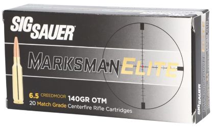 Picture of Sig Sauer E65cm120 Marksman Elite 6.5 Creedmoor 140 Gr Open Tip Match 20 Per Box/ 10 Case 