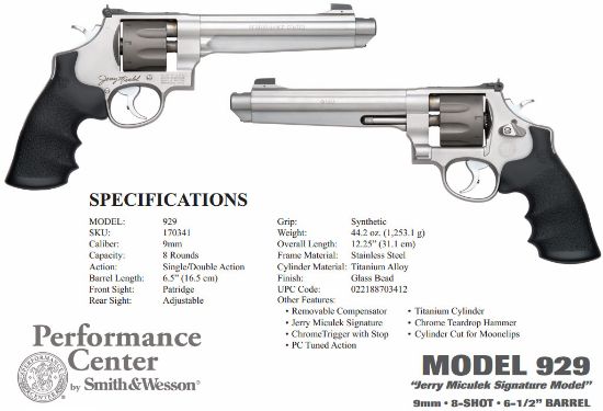 Picture of 929 9Mm 6.5" Ss As 8Rd