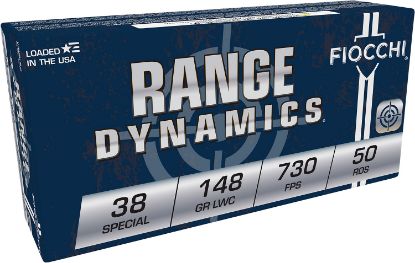 Picture of Fiocchi 38La Range Dynamics 38 Special 148 Gr Lead Wadcutter 50 Per Box/ 20 Case 