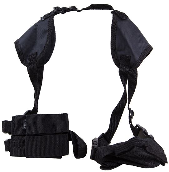 Picture of Bulldog Wshd3 Deluxe Shoulder Harness Black Nylon Harness Fits S&W M&P Compact/Taurus Millennium/2.50-3.75" Barrel Ambidextrous 