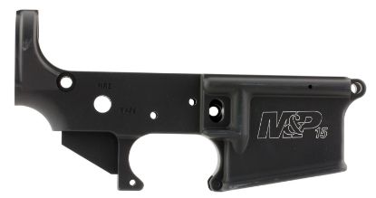 Picture of Smith & Wesson 812000 Stripped Lower Receiver 223 Rem, 5.56X45mm Nato 7075-T6 Aluminum Black For S&W M&P15 