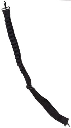 Picture of Blackhawk 43Ss15bk Shotgun Shell Sling Black Nylon Webbing 2" Wide Shell Loops Adjustable Two-Point Design 