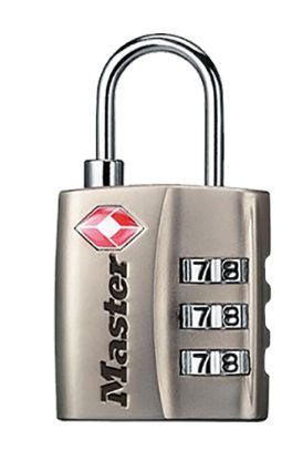 Picture of Master Lock 4680Dnkl Combination Lock Resettable Open With Combination Nickel Steel 
