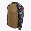 Picture of Arsenal Large Khaki / Black Camo Cotton-Poly Standard Fit Pullover Sweater