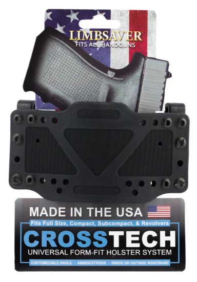 Picture of Limbsaver 12501 Crosstech Iwb/Owb Black Polymer Belt Clip Fits Universal Handgun Ambidextrous 