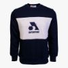 Picture of Arsenal Large Blue / Grey Cotton-Poly Standard Fit Logo Pullover Sweater