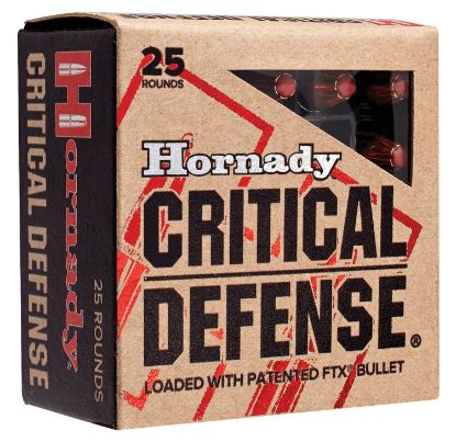 Picture of Hornady 90080 Critical Defense 380 Acp 90 Gr Hornady Flex Tip Expanding 25 Per Box/ 10 Case 