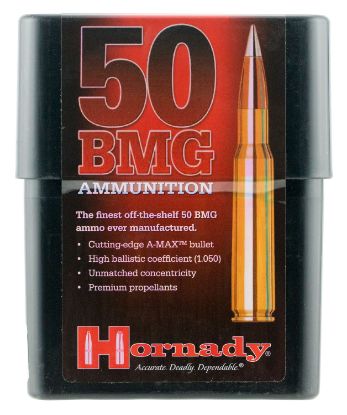 Picture of Hornady 8270 Match 50 Bmg 750 Gr Hornady A Max 10 Per Box/ 10 Case 