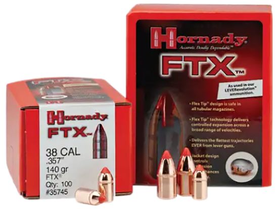 Picture of Hornady 30395 Ftx 30 Cal .308 160 Gr Flex Tip Expanding 100 Per Box/ 15 Case 