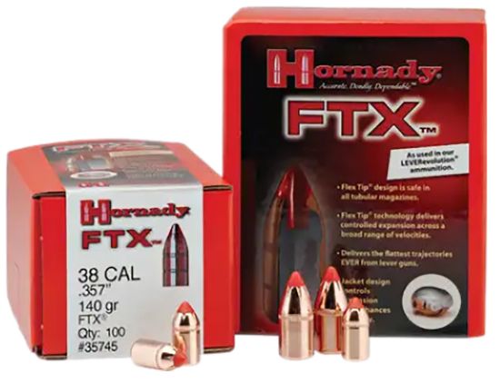 Picture of Hornady 45215 Ftx 45 Cal .452 200 Gr Flex Tip Expanding 50 Per Box/ 25 Case 