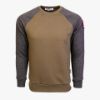 Picture of Arsenal Large Grey / Khaki Cotton-Poly Standard Fit Icon Pullover Sweater