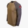 Picture of Arsenal Medium Grey / Khaki Cotton-Poly Standard Fit Icon Pullover Sweater