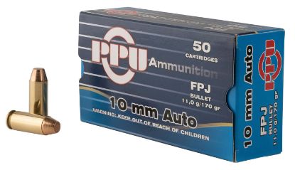 Picture of Ppu Pph10f Handgun 10Mm Auto 170 Gr Flat Point Jacketed 50 Per Box/ 10 Case 