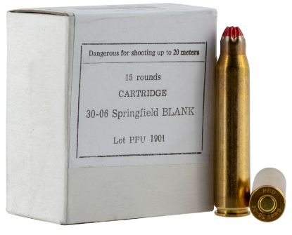 Picture of Ppu Ppb3006 Blank Ammo 30-06 Springfield 15 Per Box/ 54 Case 