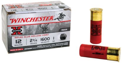 Picture of Winchester Ammo X12rs15vp Super X 12 Gauge 2.75" 1 Oz Rifled Slug Shot 15 Per Box/ 10 Case 