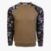 Picture of Arsenal Khaki / Black Camo Cotton-Poly Standard Fit Pullover Sweater