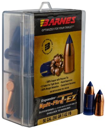 Picture of Barnes Bullets 30592 Spit-Fire T-Ez Muzzleloader 50 Cal Spit Fire T-Ez Fb 290 Gr 15Rd Box 