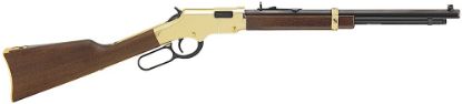 Picture of Henry H004y Golden Boy Youth 22 Short, 22 Long, 22 Lr, 12 Lr/16 Short Capacity, 17" Barrel, Brasslite Metal Finish & American Walnut Stock Right Hand 